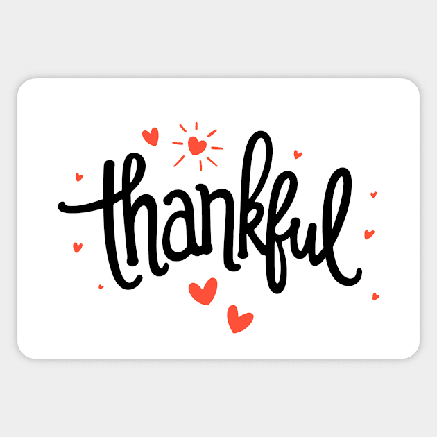 Thankful Sticker by CreativeSage